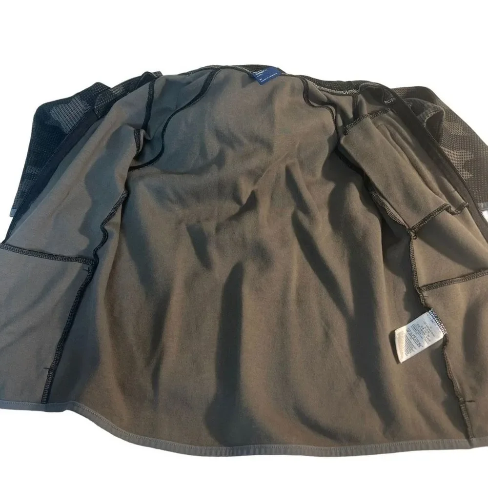 Gap Fit Dry Boy’s Activewear Hoodie Gray Black Boy’s Size Medium‎ (8/9) Full Zip